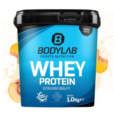 Abbildung von Bodylab24 Whey Protein Pulver, Pfirsich Joghurt, 1kg