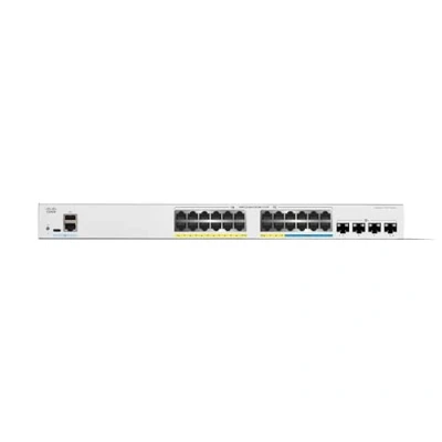 Abbildung von Cisco Catalyst 1300 24MGP 4X Managed Switch, 16 Port GE, 8 Ports 2,5GE, PoE, 4 x 10GE SFP+, eingeschränkter Lebenszeitschutz (C1300 4X)