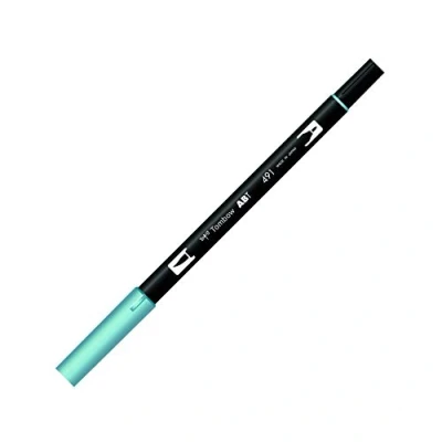 Abbildung von Tombow ABT 491 Fasermaler Dual Brush Pen mit zwei Spitzen, glacier blue