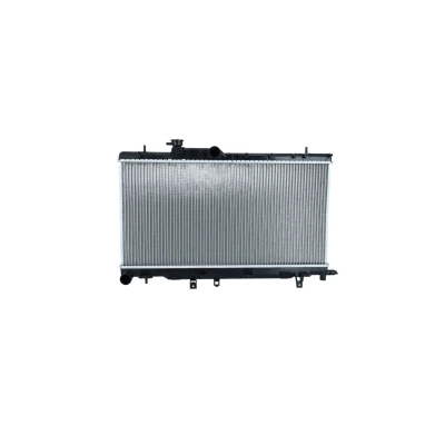 Abbildung von NRF 53697 Kühler, Motorkühlung Aluminium 686 340 25 Kühlrippen gelötet