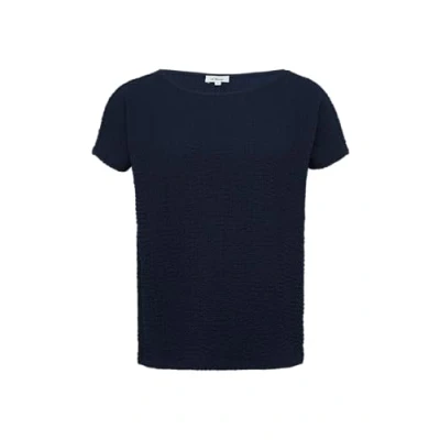 Abbildung von s.Oliver IN Strukturoptik Tshirt basic, Damen, Größe: 42, Navy