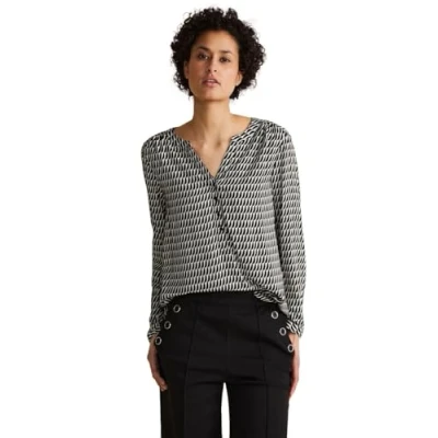 Abbildung von Street One MIT Print Bluse, Damen, Größe: 36, Schwarz