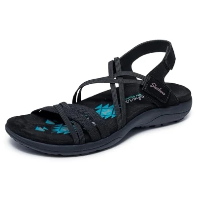 Abbildung von Skechers Damen Sandals, Black, 39 EU