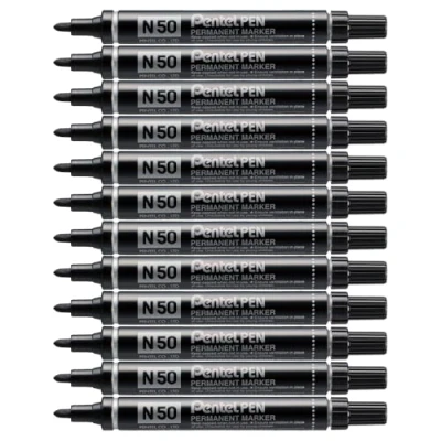 Abbildung von Pentel N50 AE Aluminiumgehäuse, 1 Stück schwarz