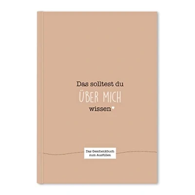 Abbildung von Das solltest du über mich wissen: Geschenkbuch zum Ausfüllen (beigerot)
