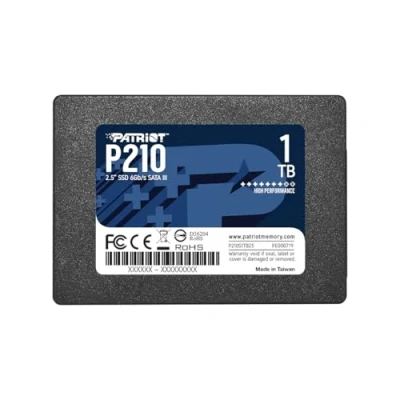 Abbildung von Patriot P210 Interne Solid State Drive 1TB SSD SATA 3 2,5 Zoll