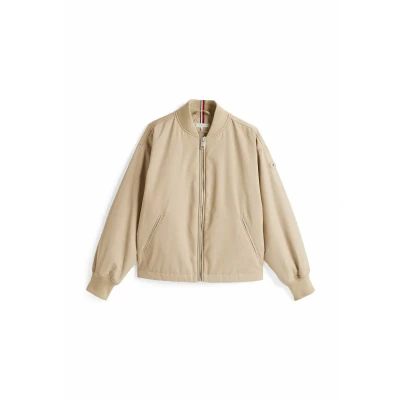 Abbildung von Tommy Hilfiger Water Repellent Padded Bomberjacke, Damen, Größe: 3XL, Sandalwood