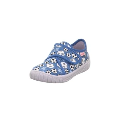 Abbildung von Superfit BILL Hausschuh blau/multicoloured für Kinder, Größe: 33, Blau/multi coloured Schuhe