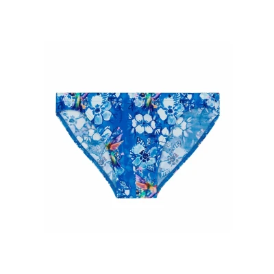 Abbildung von HOM Micro Colibris Gemustert Badehose Slip, Herren, Größe: Small, Blau