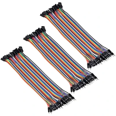 Abbildung von Aihasd 120P 20cm männlich weiblich Dupont Jumper Cable for Breadboard Circuit Test
