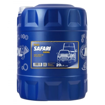 Abbildung von Mannol Safari 20W 50 20l Motoröl MN7404 20 KIA: cee‘d II Hatchback, Sportage III, Sportswagon, SUZUKI: SWIFT 3, SX4 S Cross, 4