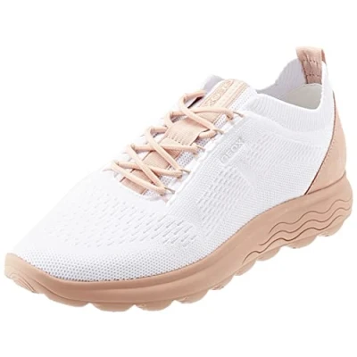 Abbildung von Geox Damen D SPHERICA Sneaker, Off White/Nude, 42 EU