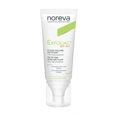 Abbildung von Exfoliac mattierender Sonnenschutz LSF50+
