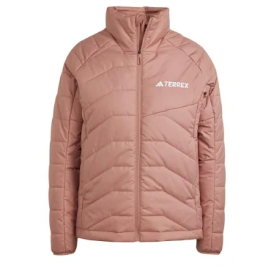 Abbildung von Adidas Terrex Multi Synthetic Insulated Winterjacke, Damen, Größe: XS, Warm clay