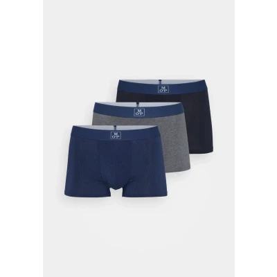 Abbildung von Marc O&#039;Polo Trunk 3 PACK Boxerbriefs, Herren, Größe: Small, Iris ink/grey melange/blue