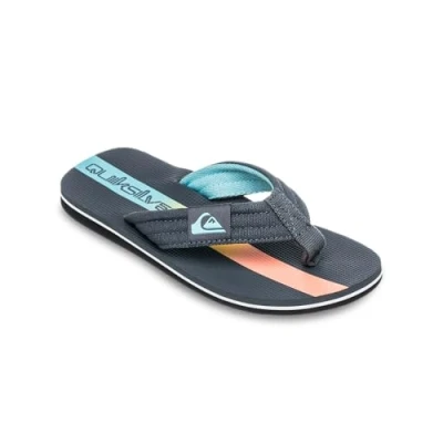 Abbildung von Quiksilver Molokai Layback Zehentrenner für Kinder, Größe: 35, Iron gate holmes Schuhe