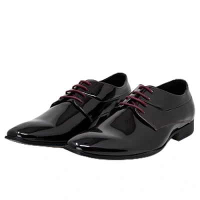 Abbildung von Smokies Herren Hochzeitsschuh Oliver Synthetik Smokingschuh Lack Lederfutter (EU,) (Burgundy, Numeric_44)