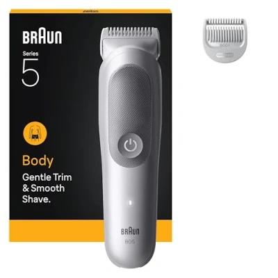 Abbildung von Braun Haarschneider »Body Groomer BG5500«, Trimmen für empfindliche Bereiche, 100 Min Akkulaufzeit, wasserdicht