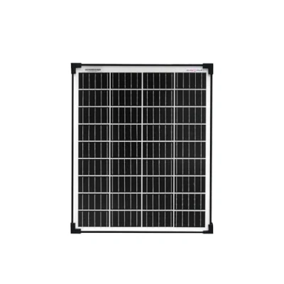Abbildung von enjoy solar 30W 12V Monokristallines Solarmodul, 182mm Solarzellen 10 Busbars Solarpanel ideal für Wohnmobil, Mini PV Anlage, Gartenhäuse, Boot