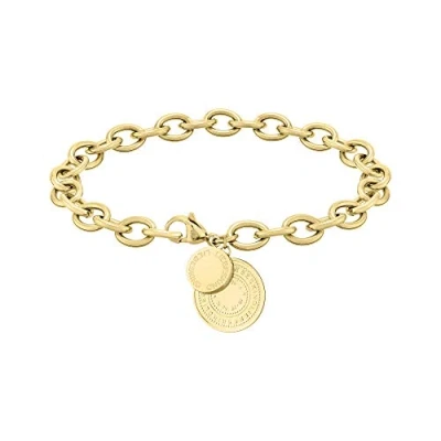 Abbildung von Liebeskind Berlin Armband mit Anhänger aus Edelstahl (Gold), 20 cm