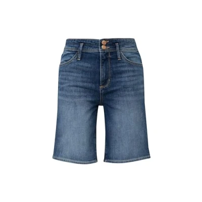 Abbildung von s.Oliver Bermuda MID RISE Jeans Shorts, Damen, Größe: 34, Dunkelblau