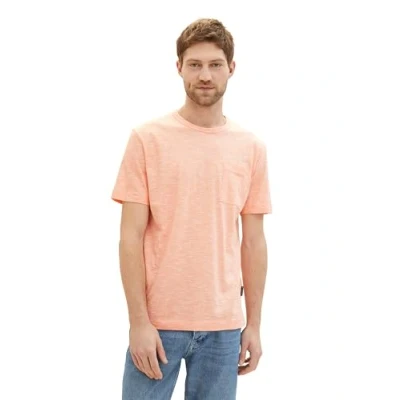 Abbildung von TOM Tailor Tshirt basic, Herren, Größe: 3XL, Melon orange finestripe