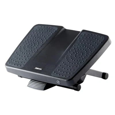 Abbildung von Fellowes 8067001 Fußstütze Professional Series Profi verstellbar mit frei beweglicher Plattform, schwarz