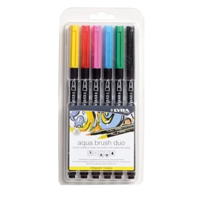 Abbildung von Lyra L6521060 Aqua Brush Duo, 6 Stück, Primärset