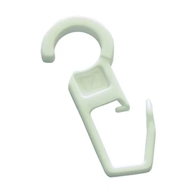 Abbildung von Gardinia 2355 Faltenlegehaken weiß, 10er Pack, für Vitragestangen/Spannstangen, Kunststoff, Zutreffend, 10, Nicht Zutreffend