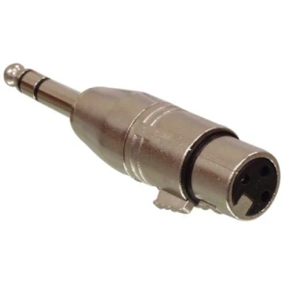 Abbildung von CABLEPELADO XLR Stereoadapter 3 polig weiblich 6,35 Klinke männlich auf Jack Adapter Geeignet für Mixer, Mikrofone, Verstärker, Equalizer, Tastaturen, Gitarren, E Klavier usw