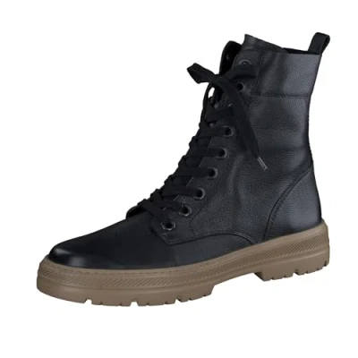 Abbildung von Paul Green Schnürstiefelette, Damen, Größe: 38, Maincalf black Schuhe