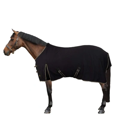 Abbildung von BR Decke Classic Baumwolle Schwarz 115/165