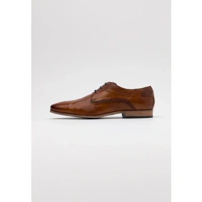 Abbildung von bugatti MORINO BusinessSchnürer, Herren, Größe: 45, Cognac Schuhe