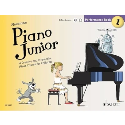 Abbildung von Piano Junior: Performance Book 1: A Creative and Interactive Course for Children. Vol. 1. Klavier. (Piano Junior englische Ausgabe, Band 1, 1)