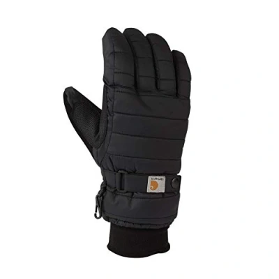 Abbildung von Carhartt Damen Quilts Isolierter atmungsaktiver Handschuh mit wasserdichtem Feuchtigkeitseinsatz, schwarz, Small