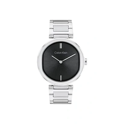 Abbildung von Calvin Klein Quarzuhr »TIMELESS, 25200249«, Armbanduhr, Damenuhr, Mineralglas, Edelstahlarmband
