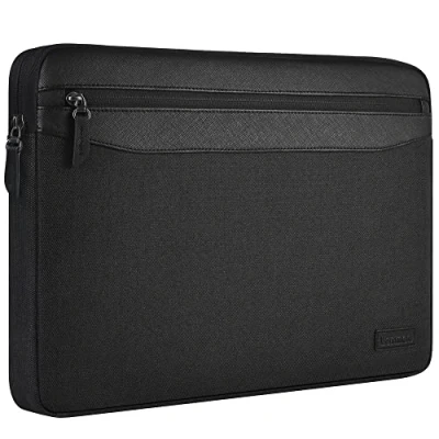 Abbildung von LONMEN 12.5 13 Zoll Wasserdicht Laptop Sleeve Hülle Tasche Laptophülle Notebook für 13&quot; MacBook Pro / 12.9&quot; iPad 2016 2017/13.5&quot; Surface 2/13.3&quot; Lenovo Yoga C630, Schwarz