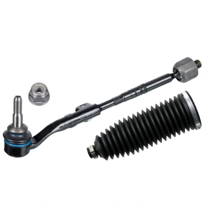Abbildung von FEBI BILSTEIN 44717 Spurstange Vorderachse links mit Mutter, Schellen, Lenkmanschetten BMW: 3 Touring, Saloon, 1 Hatchback