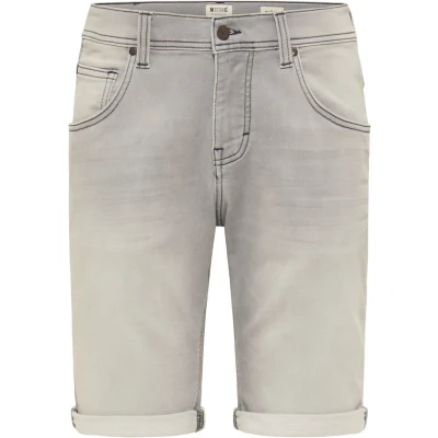 Abbildung von Mustang Chicago Jeans Shorts, Herren, Größe: 28, Grau