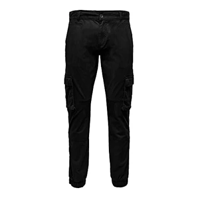 Abbildung von Only &amp; Sons Onscam LIFE Cargohose, Herren, Größe: 34x30, Schwarz