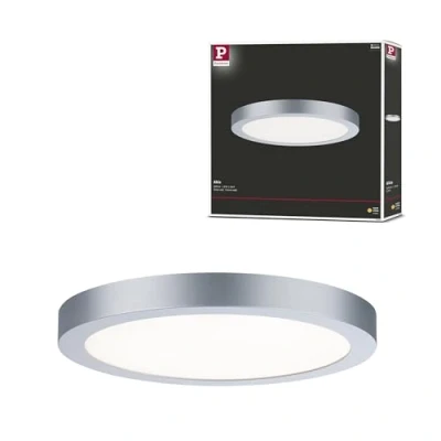 Abbildung von Paulmann 70983 LED Panel Abia eckig incl. 1x22 Watt Deckenlampe Chrom matt Lichtpanel Kunststoff Deckenlicht 2700 K
