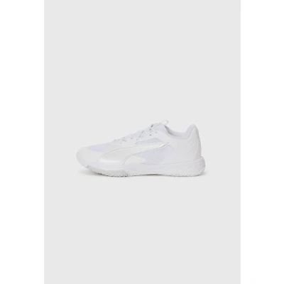 Abbildung von Puma Accelerate PRO 4 Handballschuh white/silvercoloured, Herren, Größe: 46, White/silver coloured Textil/synthetik