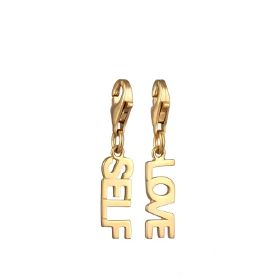 Abbildung von Elli Charm LOVE Lettering Anhänger, Damen, Größe: One Size, Gold