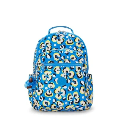 Abbildung von Kipling Seoul Tagesrucksack für Kinder, Größe: One Size, Leopard floral