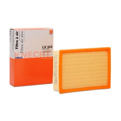 Abbildung von MAHLE ORIGINAL LX 343 Luftfilter 57,3 178 242,0, 242,0 Filtereinsatz BMW: 5 Saloon, 3 Convertible, SEAT: IBIZA 5, NISSAN: Note I