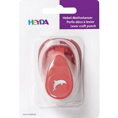 Abbildung von Heyda 203687464 Motivstanzer, klein Motivgröße: ca. 1, 7 cm, Motiv: Delfin