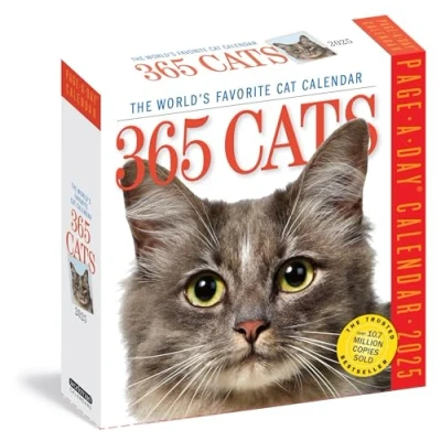 Abbildung von 365 Cats Page A Day® Calendar 2025: The World&#039;s Favorite Cat
