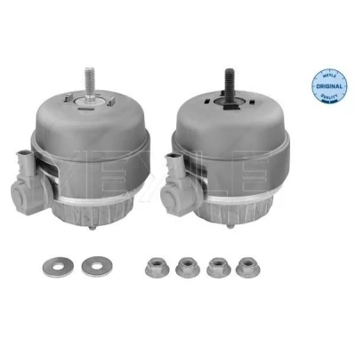Abbildung von MEYLE 100 199 3001/S Motorlager vorne links, rechts elektrisch schaltbares Hydrolager mit Stecker Anbaumaterial AUDI: A6 C6 Avant
