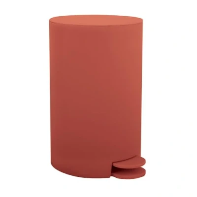 Abbildung von MSV Kosmetikeimer Osaki Mülleimer Treteimer Abfalleimer 3 Liter mit herausnehmbaren Inneneimer Terracotta Rot