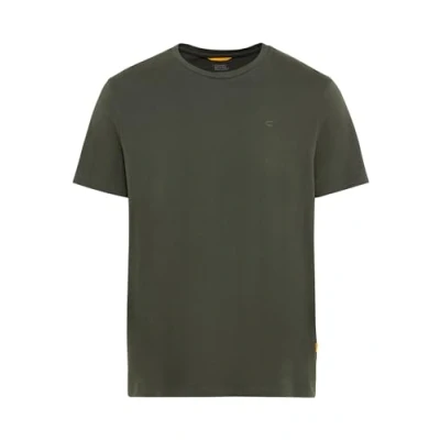Abbildung von camel active Herren Basic Kurzarm T Shirt mit Rundhalsausschnitt Grün, Menswear M